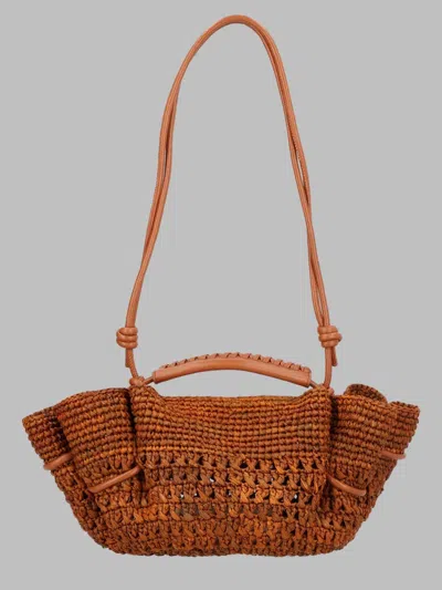 Hereu Mini Luxury Handbag In Brown