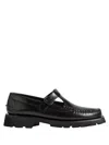 Hereu Alber T-bar Leather Loafers In Black
