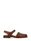 Hereu Picada Perforated Leather Flats