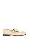 Hereu Buckle Detail Loafers In Neutral