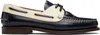 Hereu Navy & Off-white Saler Bicolor Loafers