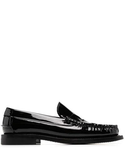 Hereu 20mm Sineu Patent Leather Loafers In Black