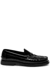 Hereu Nombela Patent Leather Loafers In Black