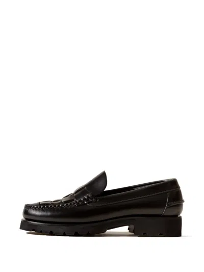 Hereu Nombela R Sport Interwoven Boat Shoes In Black