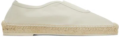 Hereu Off-white Azarbe Espadrilles In Cream