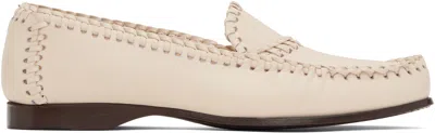 Hereu Off-white Sastre Loafers In Cream