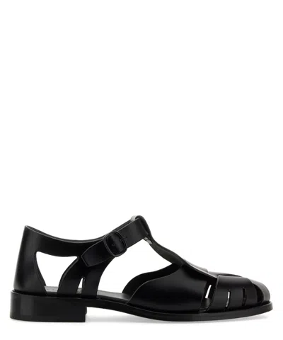 Hereu Peach Sandals In Black