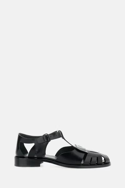 Hereu Pesca Fisherman Sandal In Black