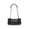 Hereu Pleated Shoulder Bag In Black