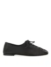 Hereu Square Toe Flats In Black