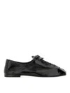 Hereu Luxurious Lambskin Moccasin Shoe In Black