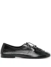 Hereu Square Toe Flats In Black