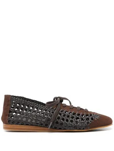 Hereu Portiu Shoes In .002.3 Dark Brown