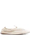 Hereu Puntera Mesh-panel Ballet Flats In White