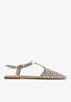 Hereu Silver Reixa Metallic Sandals In Silver