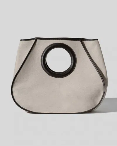 Hereu Roda L Canvas Tote Bag In Beige