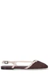 Hereu Woven Asymmetrical Sandal In Brown