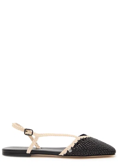 Hereu Rondaia Woven Leather Sandals In Multi