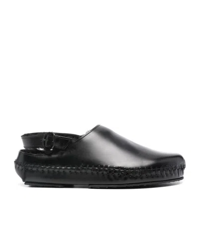 HEREU ROUND-HEADED FLAT SANDALS