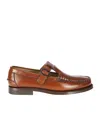 Hereu Round Toe Loafers In Brown