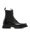 Hereu Leather Chelsea Boots In Black