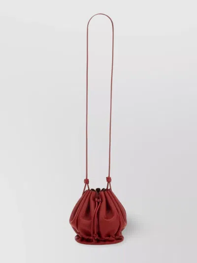 Hereu Ruched Design Cross-body Bag With Long Strap