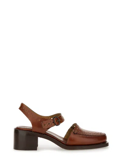 Hereu Picada Moccasin Sandals In Brown