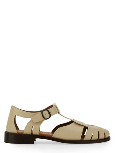 Hereu Pesca T-bar Strap Sandals In Neutral