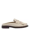 Hereu Fringe Detailing Mules In Beige