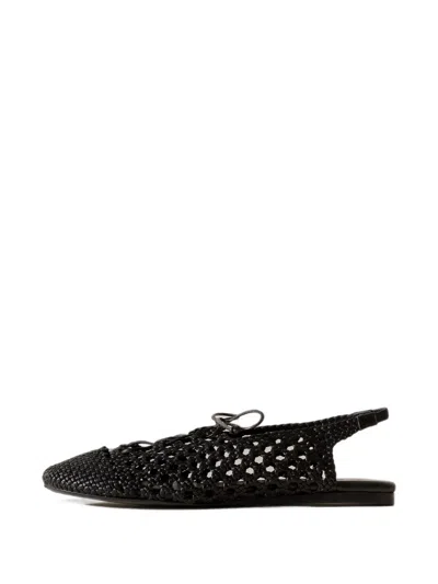 Hereu Sardana Woven Sandals In Black