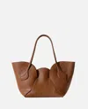 Hereu Sepal Tote Bag In Brown