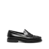 Hereu Nombela Interwoven Leather Loafers In Black