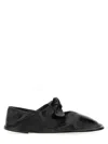 Hereu Prely Pointed Toe Flat In Black
