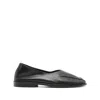 Hereu Round Toe Flat Shoes In Black