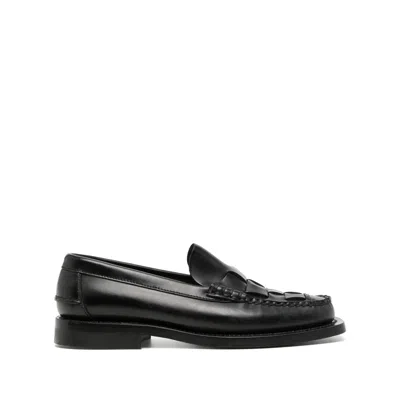Hereu Black Loafers Women In Multi