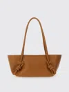 Hereu Textured Shoulder Bag Double Handles In Brown