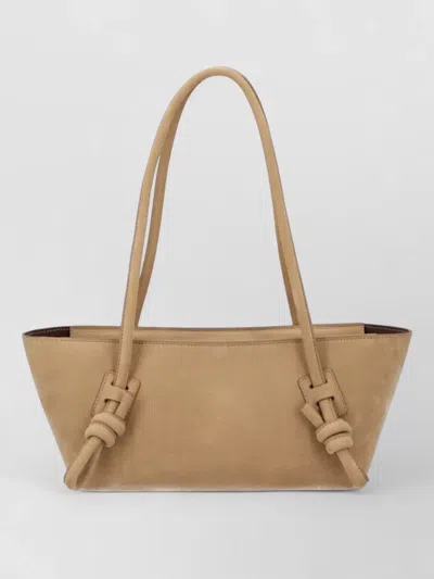 Hereu Shoulder Bag Rectangular Shape Knotted Handles Straps