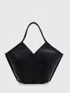 Hereu Calella Leather-trim Tote Bag In Black