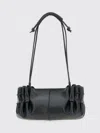 Hereu Pleated Shoulder Bag In Black