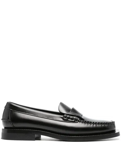Hereu Sineu Leather Loafers In Black