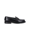 Hereu Round Head Loafer Shoes In Black  
