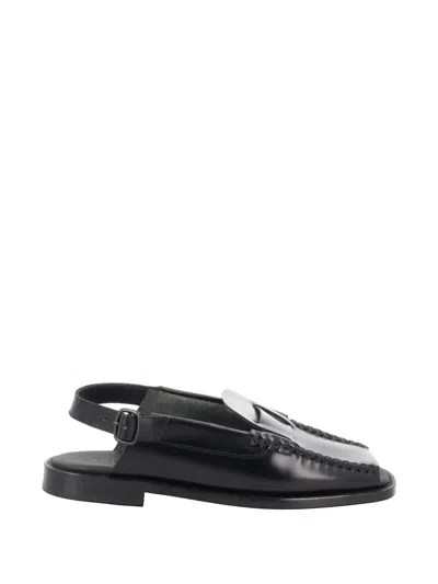 Hereu Sisa Slingback Sandals In Black