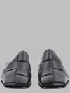 Hereu Sleek Everyday Leather Flats For Women In Black
