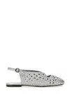 Hereu Slingback Sandal Empuria Metallic In Silver