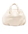 Hereu Bombon Small Leather Handbag In Nude