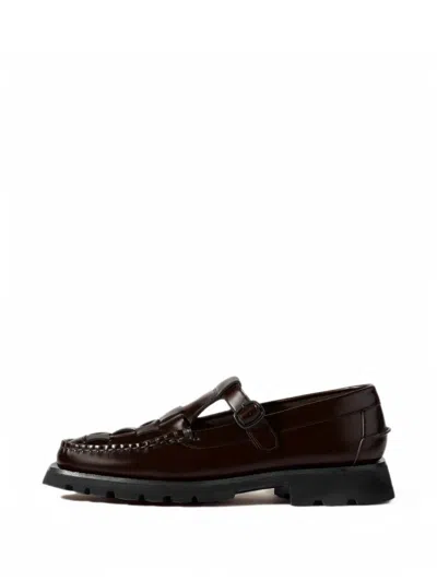 Hereu Soller Sport T-bar Loafers In Brown
