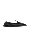 Hereu Puntera Soft Leather Ballet Flats In Black