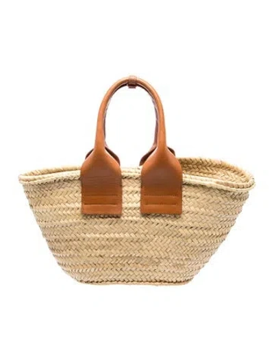 Pre-owned Hereu Straw Tote In Neutral