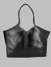 Hereu Structured Leather Crossbody Bag In Black