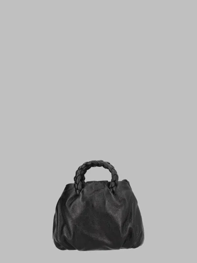 Hereu Structured Leather Shoulder Bag In Black